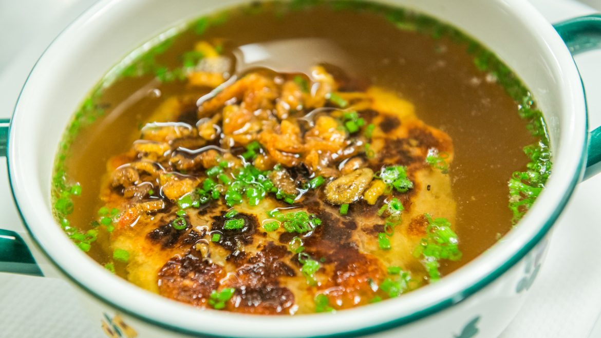 Kaspressknödelsuppe
