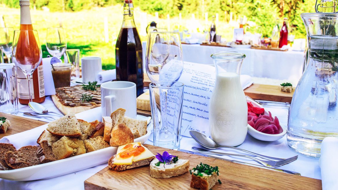 Waldbrunch in Gastein