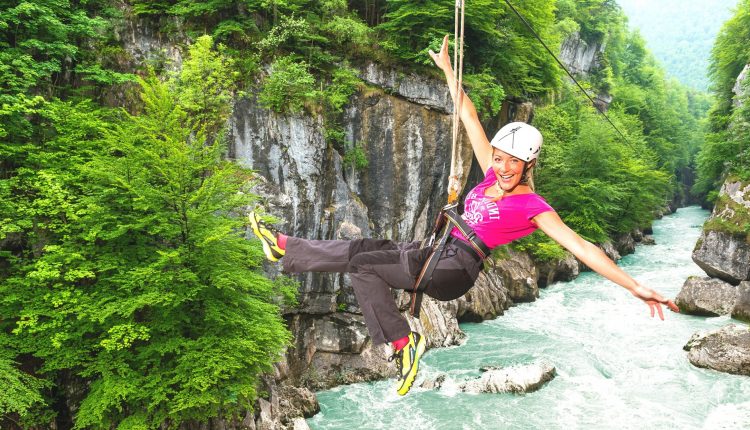 Flying Fox in den Salzachöfen