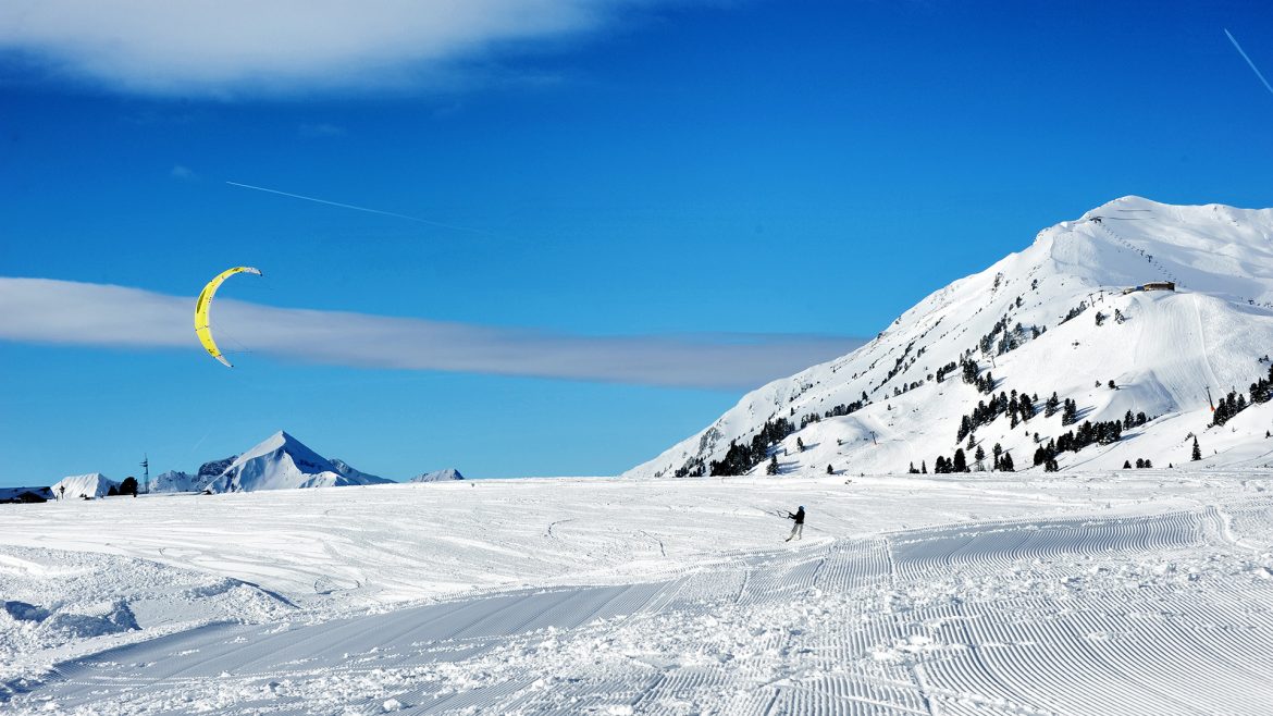 Snowkiten in Obertauern
